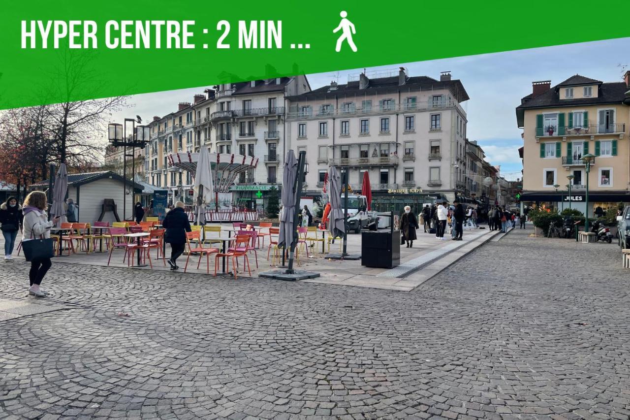 Viva Leman- Hypercentre - Vue Panoramique- Parking - Wifi Appartamento Thonon-les-Bains Esterno foto