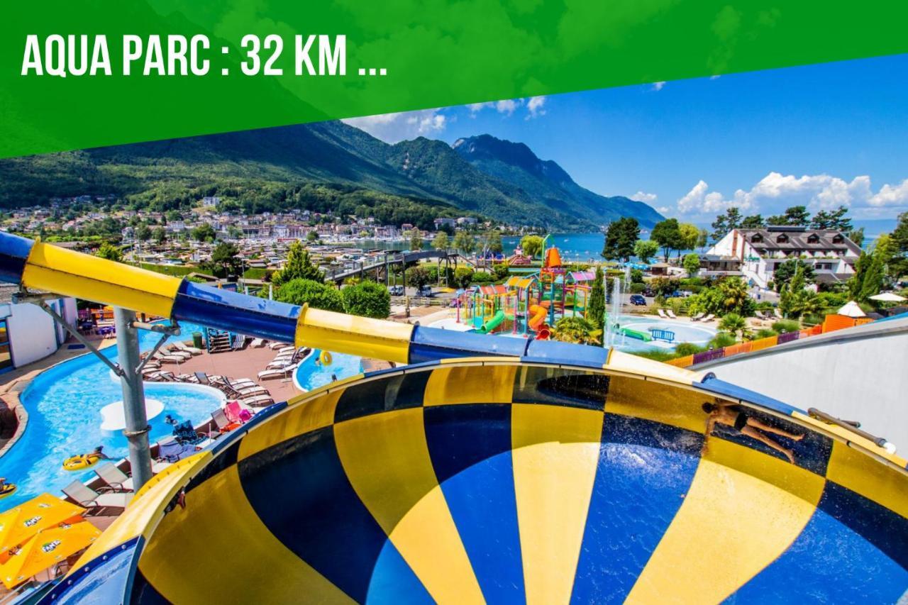 Viva Leman- Hypercentre - Vue Panoramique- Parking - Wifi Appartamento Thonon-les-Bains Esterno foto